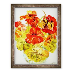 Tablou inramat - Joan Thewsey - Nasturtium,2005, 70 x 90 cm