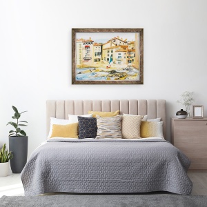 Tablou inramat - Joan Thewsey - Saint-Tropez, golful, 70 x 90 cm - Img 3