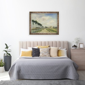 Tablou inramat - Johan-Barthold Jongkind - Calea de remorcare, 70 x 90 cm - Img 3