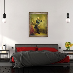 Tablou inramat - Johann Baptist I Lampi - Stanislas II August Poniatowski, 60 x 80 cm - Img 3