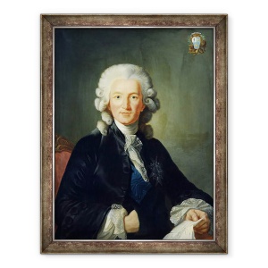 Tablou inramat - Johann Ernst Heinsius - Charles Alexandre de Calonne 1734-1802, 70 x 90 cm