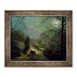 Tablou inramat - John Atkinson Grimshaw - Valea Forge, 50 x 60 cm