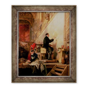 Tablou inramat - John Ballantyne - Daniel Maclise, 50 x 60 cm
