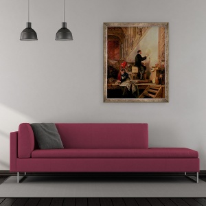 Tablou inramat - John Ballantyne - Daniel Maclise, 50 x 60 cm - Img 2