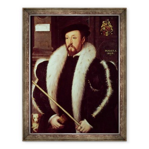 Tablou inramat - John Bettes the Younger - Thomas Wentworth, primul baron Wentworth din Nettlestead, 70 x 90 cm