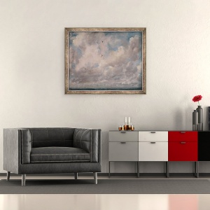 Tablou inramat - John Constable - Studiu in nori III, 70 x 85 cm - Img 2