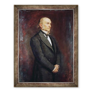 Tablou inramat - John Everett Millais - Portretul lui William Ewart Galdstone 1809-1898 1879, 60 x 80 cm