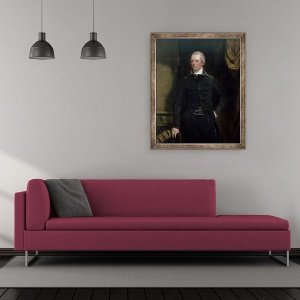 Tablou inramat - John Hoppner - Portretul lui William Pitt cel Tanar, 50 x 60 cm - Img 2