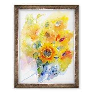 Tablou inramat - John Keeling - Floarea-soarelui in vaza, 60 x 80 cm