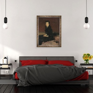 Tablou inramat - John Singer Sargent - Dna Charles Gifford Dyer Mary Anthony, 70 x 90 cm - Img 3
