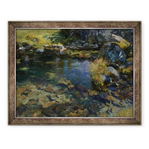 Tablou inramat - John Singer Sargent - Piscina Alpina, 60 x 80 cm