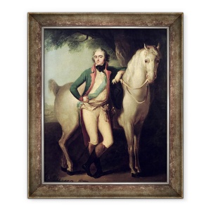 Tablou inramat - Josef Grassi - Printul Josef Anton Poniatowski 1763-1813 de calul sau, 50 x 60 cm