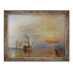 Tablou inramat - Joseph Mallord William Turner - Temeraire lupta, 70 x 90 cm