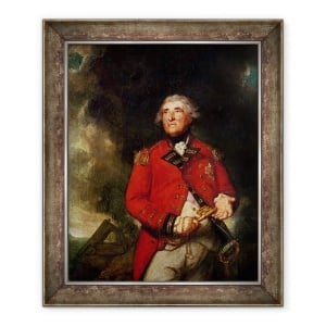 Tablou inramat - Joshua Reynolds - Lord Heathfield 1717-90 guvernator al Gibraltarului in timpul asediului din 1779-83, 50 x 60 cm