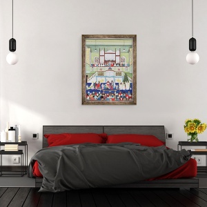 Tablou inramat - Judy Joel - Capela Metodista a soarecelor, 70 x 90 cm - Img 3