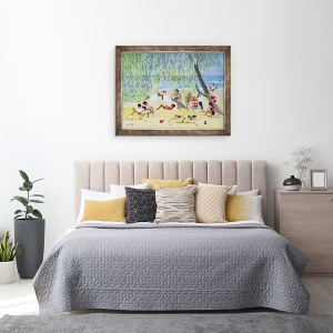 Tablou inramat - Judy Joel - Sub copac, sau un loc umbros, 60 x 80 cm - Img 3