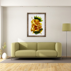 Tablou inramat - Julia McLemore - Floarea-soarelui Chiquita, 70 x 90 cm - Img 3