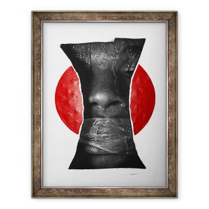 Tablou inramat - Ken Nwadiogbu - A fost o voce, 70 x 90 cm