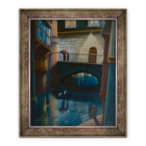 Tablou inramat - Lee Campbell - Doua nave, 70 x 85 cm
