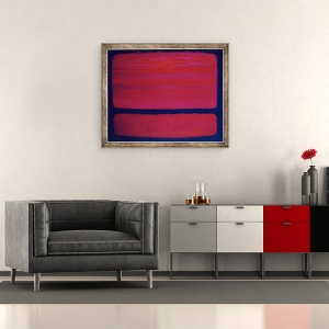 Tablou inramat - Lee Campbell - Magenta, 50 x 60 cm - Img 2