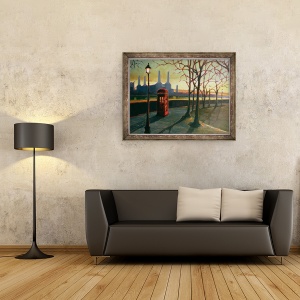 Tablou inramat - Lee Campbell - Oda lui Sir Giles, 70 x 90 cm - Img 2