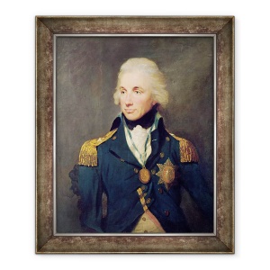Tablou inramat - Lemuel Francis Abbott - Portret De Horatio Nelson 1758-1805, Viscount Nelson, 50 x 60 cm