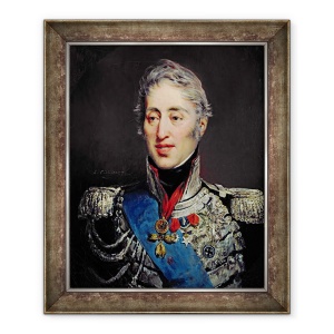 Tablou inramat - Leon Cogniet - Portretul lui Charles X 1757-1836 c.1824-30, 70 x 85 cm