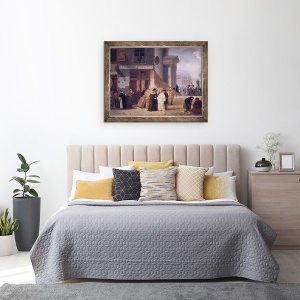 Tablou inramat - Leonard Defrance - A Legide de Minerve, 70 x 90 cm - Img 3