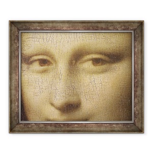 Tablou inramat - Leonardo da Vinci - Mona Lisa II, 50 x 60 cm