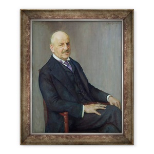 Tablou inramat - Leopold Karl Walter von Kalckreuth - Portretul lui Alfred Lichtwark 1852-1914 1912, 70 x 85 cm