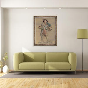 Tablou inramat - Lesueur Brothers - Vanzatorul de umbrela, 70 x 90 cm - Img 2