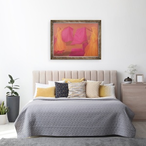 Tablou inramat - Lincoln Seligman - Legarea Saris, 60 x 80 cm - Img 3