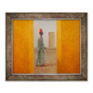 Tablou inramat - Lincoln Seligman - Man, Tangier Street, 50 x 60 cm