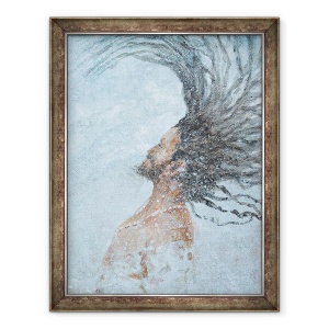 Tablou inramat - Lincoln Seligman - Om sfant in Gange, 70 x 90 cm