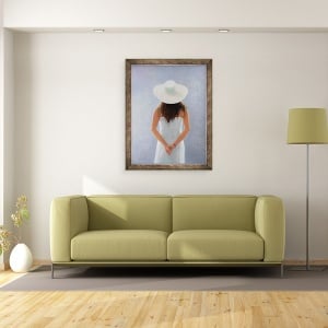 Tablou inramat - Lincoln Seligman - Portret de vacanta, 70 x 90 cm - Img 2