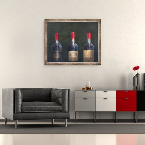Tablou inramat - Lincoln Seligman - Trei mari Clarete, 50 x 60 cm - Img 2