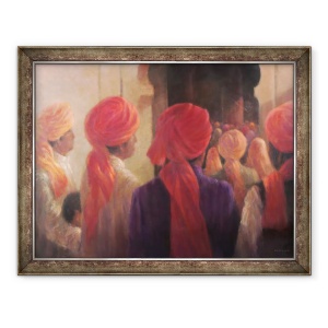 Tablou inramat - Lincoln Seligman - Trepte templu, 60 x 80 cm