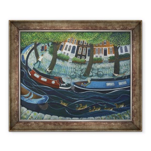 Tablou inramat - Lisa Graa Jensen - Canal Regents, 70 x 85 cm