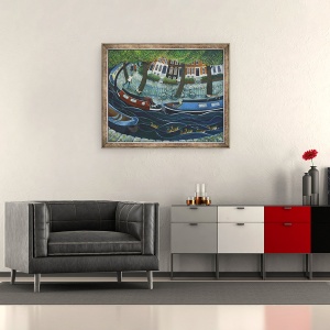 Tablou inramat - Lisa Graa Jensen - Canal Regents, 70 x 85 cm - Img 2
