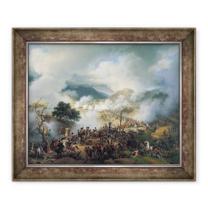 Tablou inramat - Louis Lejeune - Batalia de la Somosierra, 50 x 60 cm