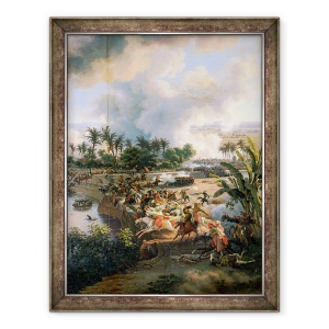 Tablou inramat - Louis Lejeune - Batalia Piramidelor, 21 iulie 1798, detaliu al Cavalierilor Mameluke, 70 x 90 cm