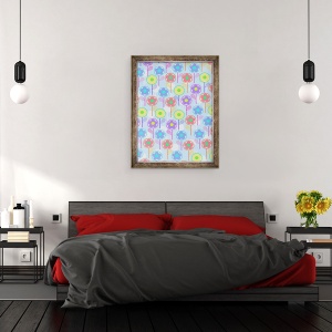 Tablou inramat - Louisa Hereford - Flori, 60 x 80 cm - Img 3