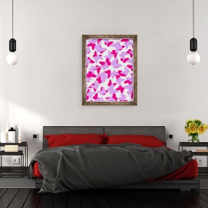 Tablou inramat - Louisa Hereford - Fluturi stratificate, 60 x 80 cm - Img 3