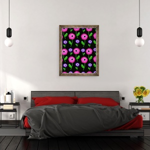 Tablou inramat - Louisa Hereford - Tineri Florali, 60 x 80 cm - Img 3