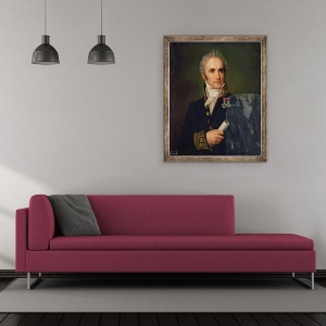 Tablou inramat - Louise Adelaide Desnos - Cazimir Perier 1777-1832, 70 x 85 cm - Img 2