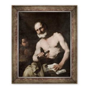 Tablou inramat - Luca Giordano - Cato de Utica 95-46 i.Hr., 50 x 60 cm