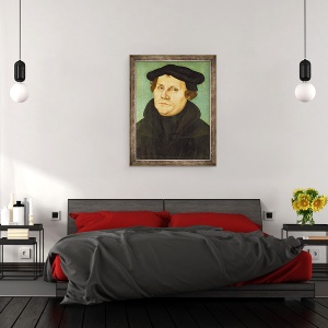 Tablou inramat - Lucas Cranach the Elder - Luther ca profesor, 60 x 80 cm - Img 3