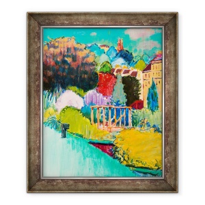 Tablou inramat - Marco Cazzulini - Spre Sf. stefan, 70 x 85 cm