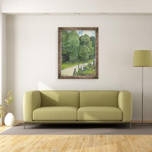 Tablou inramat - Marie Clementine Valadon - Drumul in padure, 70 x 90 cm - Img 2