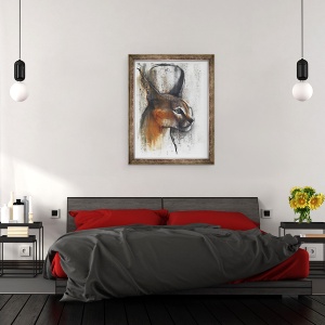Tablou inramat - Mark Adlington - Egiptean Caracal arab, 60 x 80 cm - Img 3